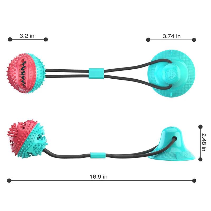 Interactive Suction Cup Chew Toy
