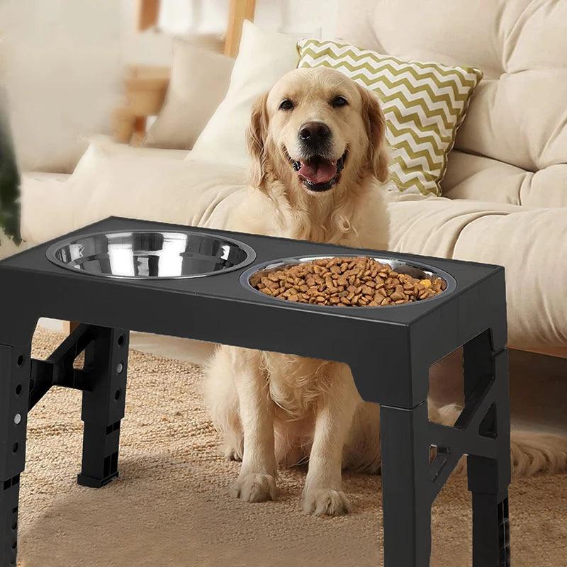 Adjustable Elevated Dog Feeder